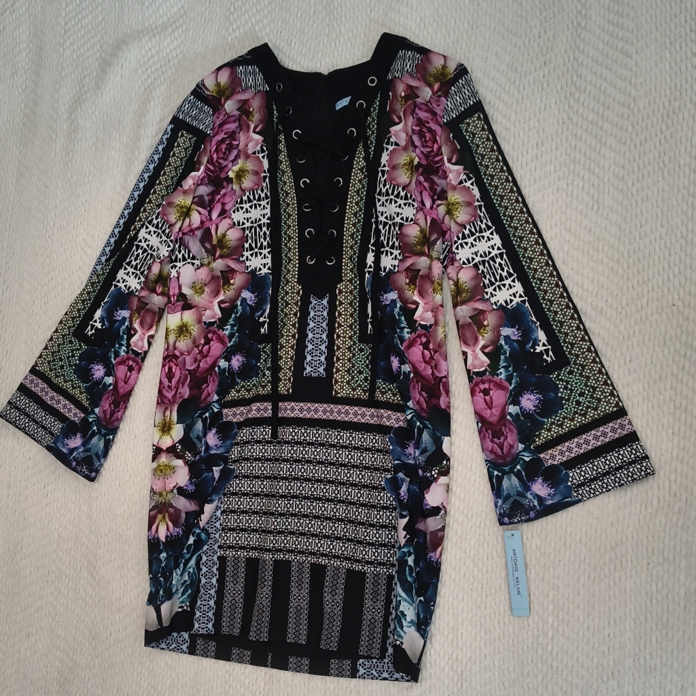 Antonio Melani Jane Floral Black Dress - Picture 2 of 5